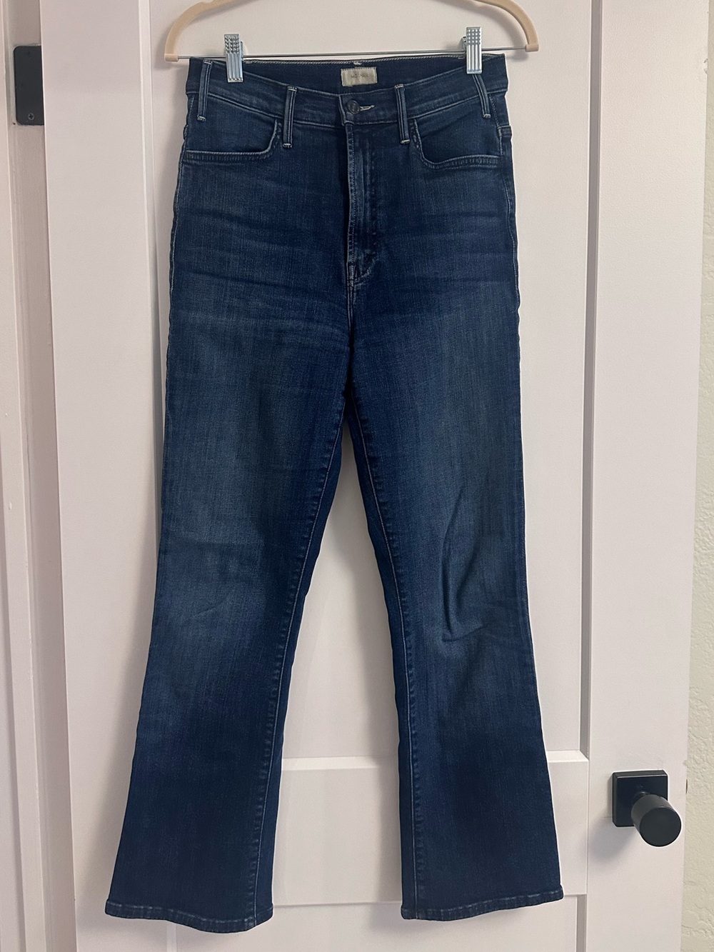 MOTHER Classic Dark Wash Bootcut Jeans